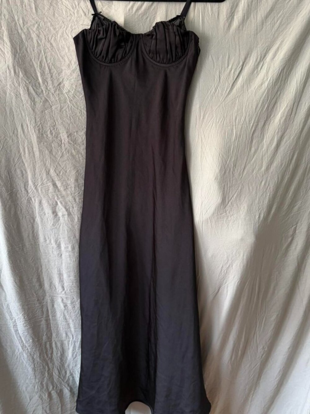Sexy black dress with adjustable straps size small